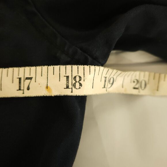 Old Navy Women Small Navy Blue Full Zip Cotton Mock Neck Utility Field Jacket - Picture 7 of 9